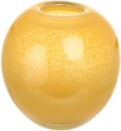 Ваза скляна Гутняр Куля 10 см жовта