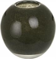 Ваза стеклянная Гутняр Шар 10 см темно-серая