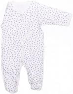 Комбинезон детский Bambinelli серая звездочка р.56 белый с рисунком