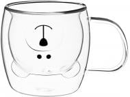 Набор чашек Ardesto Animals 250 мл 2 шт. прозрачный AR2625GHA