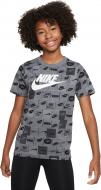 Футболка Nike K NS TEE CLUB SSNL AOP HBR FN9609-084 р.XS серый