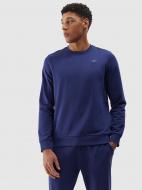 Свитшот 4F SWEATSHIRT M1181 / BLUZA M1181 4FWSS24TSWSM1181-31S р.S синий