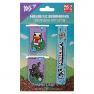 Закладки магнитные Minecraft Spring 3 шт. голубые YES