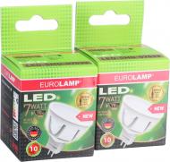 Лампа светодиодная Eurolamp 2 шт./уп. 7 Вт MR16 матовая GU5.3 220 В 3000 К LED-SMD-07533