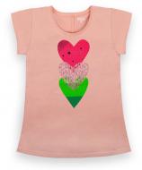 Футболка для девочки GABBI FT-21-9-1/1 р.128 пудровый