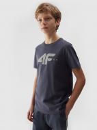 Футболка 4F TSHIRT M1113 / TSHIRT M1113 4FJWSS24TTSHM1113-24S р.122 серый