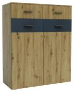 Комод Урбан L 900x1080x380 мм дуб артизан/графит