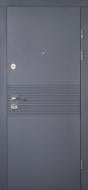 Дверь входная Abwehr А 309 086R (АЦС + Днср) антрацит / дуб немо серебряный 2050х860 мм правая