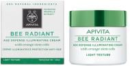 Крем день-ніч Apivita Bee radiant легкої текстури для сяйва і захисту від передчасного старіння шкіри