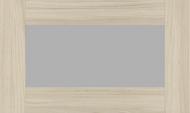 Фасад для кухни Грейд Ильм шампань 355х596 ВТ стекло сатин сборный