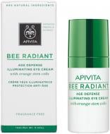 Крем для кожи вокруг глаз Apivita Bee radiant для сияния и защиты от преждевременного старения кожи со стволовыми клетками апельсина 15 мл