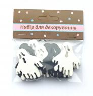 Набор наклеек с фоамирана Призраки 10 шт. Аплі Краплі