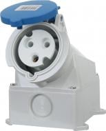 Розетка силова стаціонарна із заземленням Expert 2p+PE (123) 220В 32А IP44 сірий