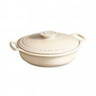 Кастрюля с крышкой Emile Henry Sublime 3,2 л бежевая (564793)