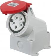 Розетка силова стаціонарна із заземленням Expert 3p+N+PE (115) 380В 16А IP44 сірий