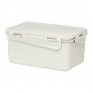 Контейнер для хранения пластиковая Алеана 169031 «Винтаж» 0,65 л белая роза 80x105x170 мм