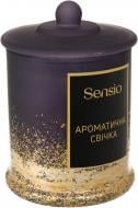Свеча ароматическая Sensio Cotton Bloom 10х14 см серый