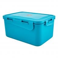 Контейнер для хранения пластиковая Алеана 169034 «Винтаж» 4 л бирюзовый 125x195x260 мм