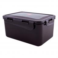 Контейнер для хранения пластиковая Алеана 169035 «Винтаж» 6 л темно-коричневый 140x225x290 мм