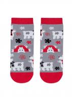 Носки детские унисекс Conte-Kids новогодние 21С-67СП 647 р.20–22 серый