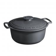 Кастрюля с крышкой Emile Henry Sublime 5 л серая (774760) Кастрюля с крышкой Emile Henry Sublime 5 л серая (774760)