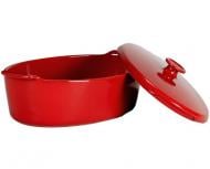Форма для запекания Emile Henry 5,8 л с крышкой красная (348456)