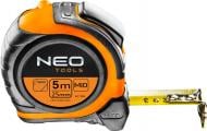 Рулетка NEO tools стальная лента магнит двусторонняя печать 67-195 5  м x 25  мм