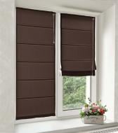 Римская штора Rollotex Шнуровое упрвление ASTI 160x140 см Шоколадная