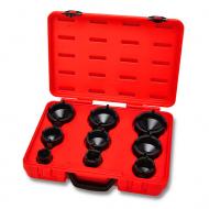 Набор головок для стопорных гаек с наружными зубьями (KM4-KM12) 9ед. Toptul JGAI0901 Набор головок для стопорных гаек с наружными зубьями (KM4-KM12) 9ед. Toptul JGAI0901