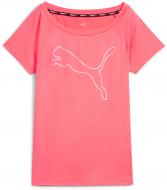 Футболка Puma TRAIN FAVORITE JERSEY CAT TEE 52242096 р.XS рожевий