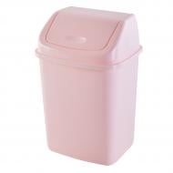 Відро для сміття Алеана 18,5х15,0х27,5 см 5 л рожевий 122061