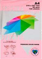Бумага офисная цветная CRYSTAL A4 80 г/м розовый 100 листов