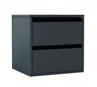 Тумба приліжкова Ідея 2я 400x400x350 мм графіт/графіт