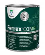 Краска TEKNOS FERREX COMBI полумат біла 0,9 л