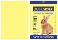 Бумага офисная цветная Buromax A4 80 г/м Pastel 50 листов BM.2721250-08 желтый