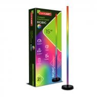 Торшер Eurolamp без цоколя зелений LED-FLD-15W(RGB)B