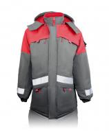 Куртка рабочая TORNADO Грей р. 3XL рост 3-4 03078-120-124_(170-176) серый с красными вставками