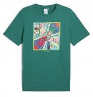 Футболка Puma PUMA X SQUID GAME GRAPHIC TEE 62742686 р.S зелений