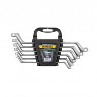 Набор ключей накидных Sigma 6шт 6×7 / 8×9 / 10×11 / 12×13 / 14×15 / 16×17мм CrV satine 6010041