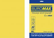 Папір офісний кольоровий Buromax A4 80 г/м Euromax Intensive 20 аркушів BM.2721320E-08 жовтий