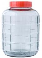 Бутыль стеклянный с крышкой 9,3 л (в комплекте гидрозатвор и стропа)