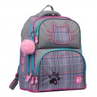 Рюкзак школьный YES S-30 Juno Max Love серый 558580