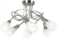 Люстра потолочная Globo Avenue 6xE14 матовый никель 54982-6D/54984-6D