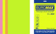 Папір офісний кольоровий Buromax A4 80 г/м Euromax Neon 4 кольора 20 аркушів BM.2721520E-99 різнокольоровий