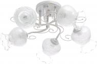 Люстра потолочная Victoria Lighting 5xE27 античный белый Ammi/PL5
