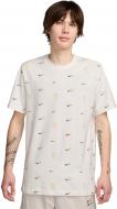 Футболка Nike NS TEE 90 12O AOP FQ8036-133 р.M бежевый
