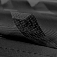 Ролета день-ночь Rollotex с фиксацией под наклон черная с черной сеткой 114x190 см