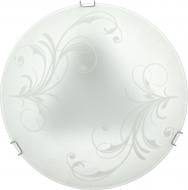 Світильник стельовий Укрсвітло Лампара 1xE27 білий 37900