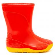 Сапоги резиновые для девочек Oldcom VIVID размер 33-34 красный с желтым