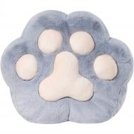 Подушка декоративная Лапка 22x40 см серый Stip